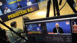 Live Streaming Παρουσίαση του νέου προπονητή της ΚΑΕ Περιστερίου, Βασίλη Σπανούλη