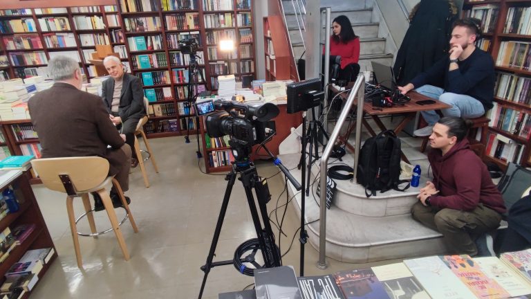 Live Streaming εκπομπής για το βιβλίο