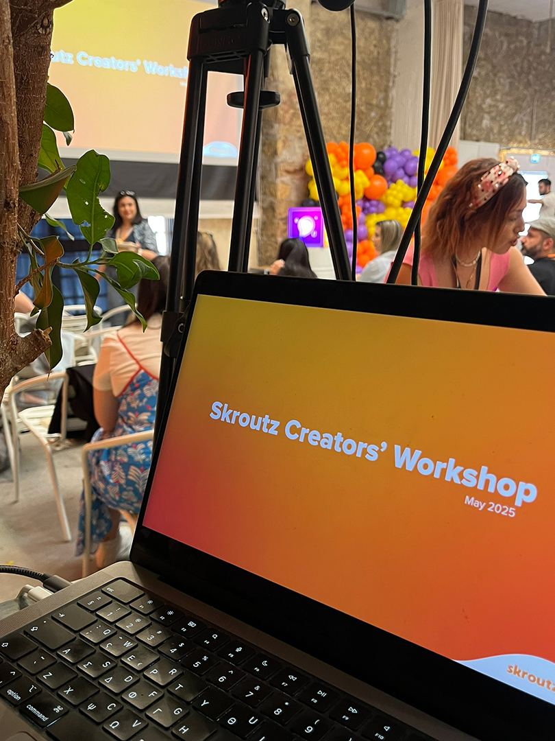 Live Streaming tou Workshop gia synergates tis Skroutz – Dimiourgia periechomenou kai psifiaki empnefsi