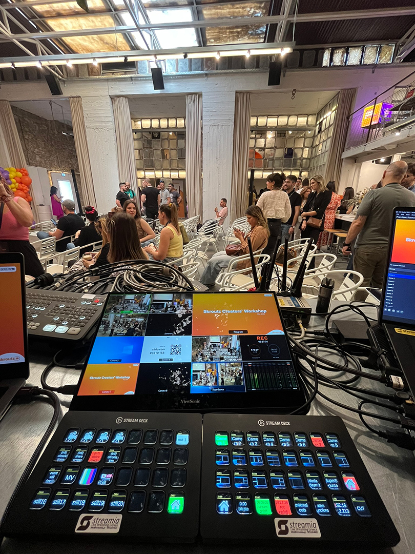 Live Streaming tou Workshop gia synergates tis Skroutz – Dimiourgia periechomenou kai psifiaki empnefsi