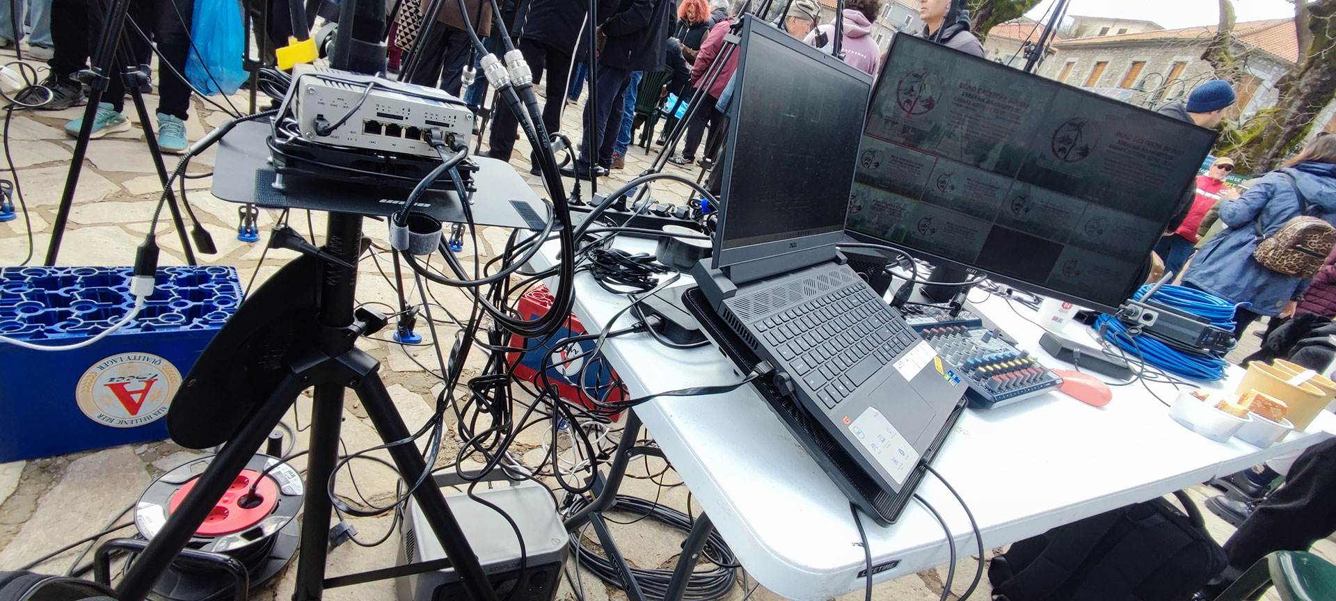 Live Streaming sinavlias allileggyis gia tin prostasia tou parnona