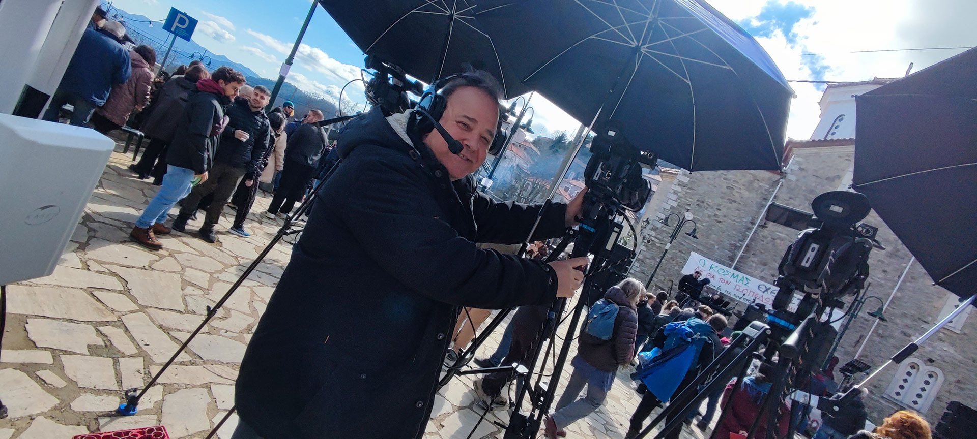 Live Streaming sinavlias allileggyis gia tin prostasia tou parnona