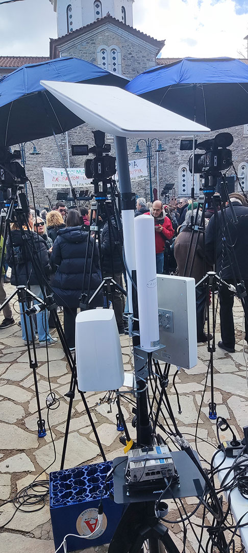 Live Streaming sinavlias allileggyis gia tin prostasia tou parnona